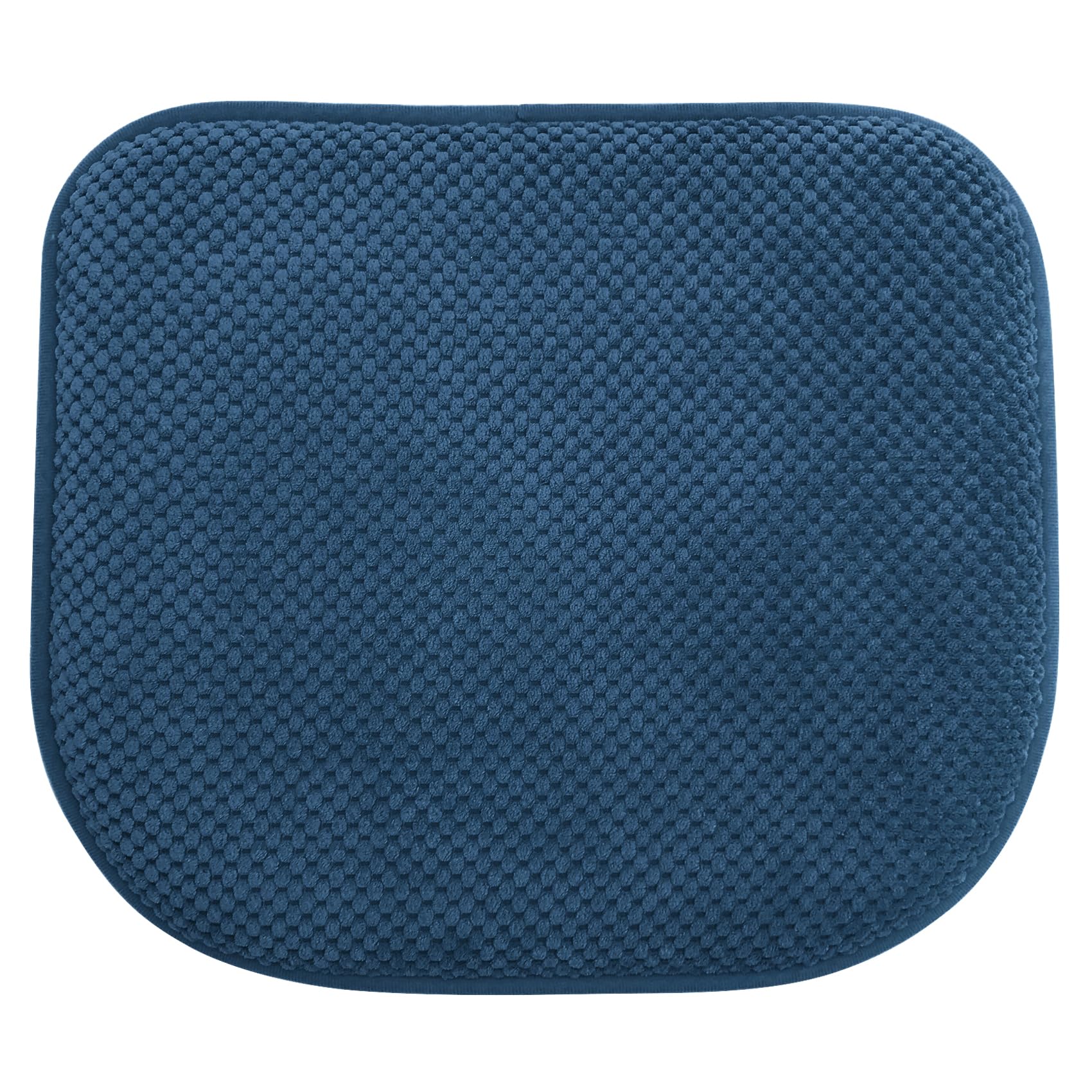 Khaki Foam Seat Cushions Kitchen Chairs Pads for Dining Chairs Non Slip Office Seat Cushions Washable U Shaped Soft Thick Large Metal Wooden Chair Cushions,17" x 15"